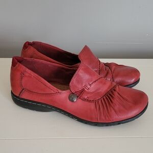 Cobb Hill Red Leather Shoes